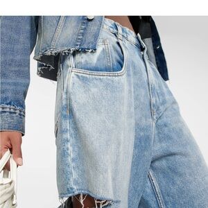 Maison Margiela Cut Out Detailed Jeans